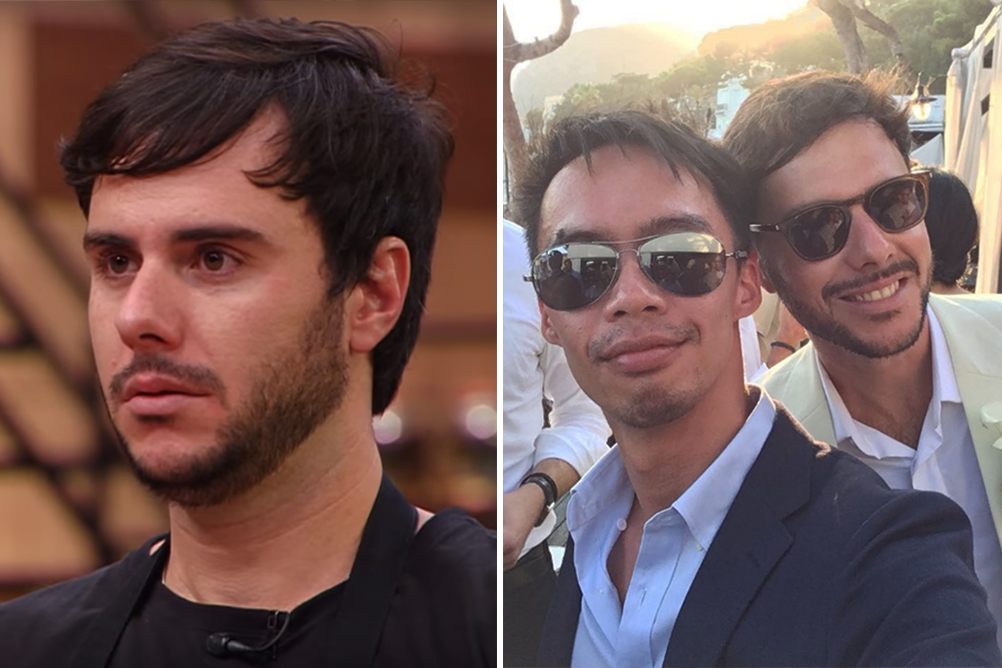 Com colegas do “MasterChef”, Victor Vieira se casa na França
