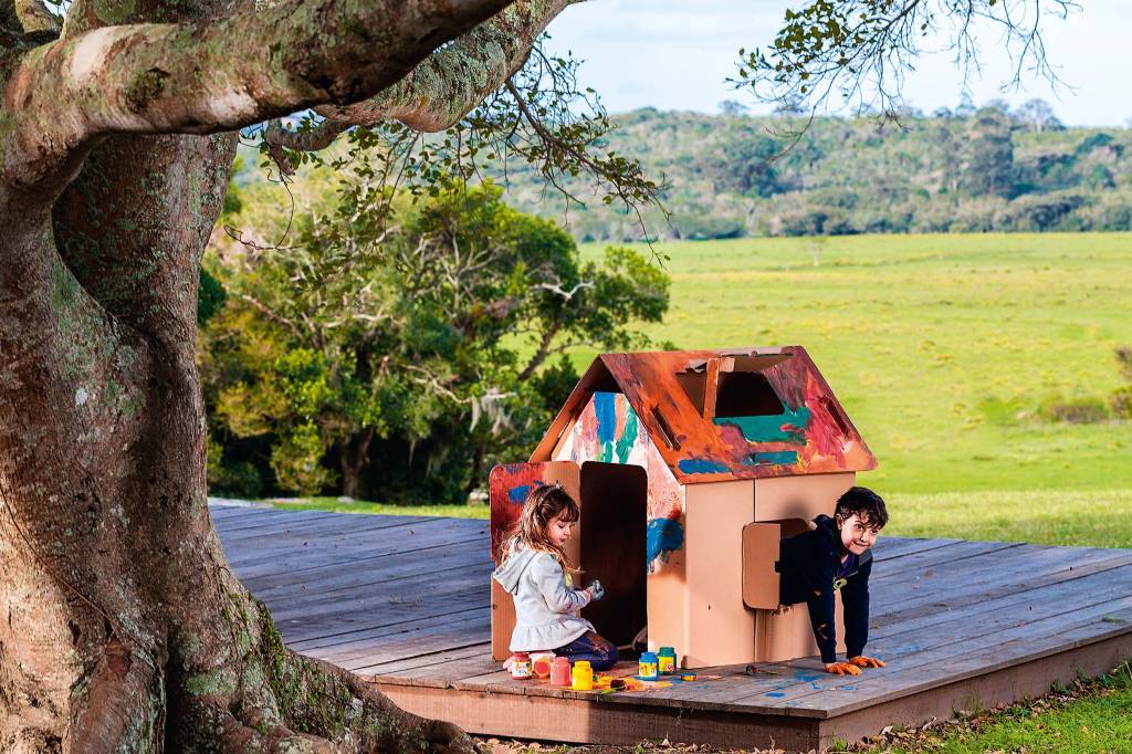 Casinha papelao