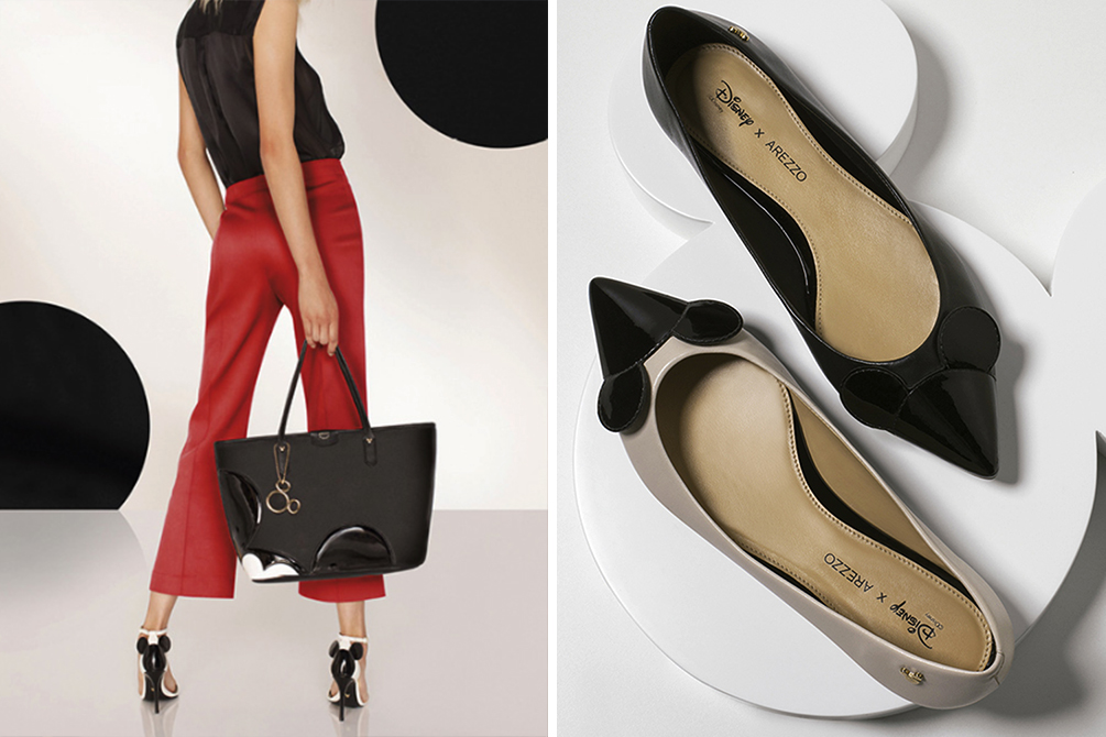 Arezzo lança coleção inspirada no casal Mickey e Minnie Mouse