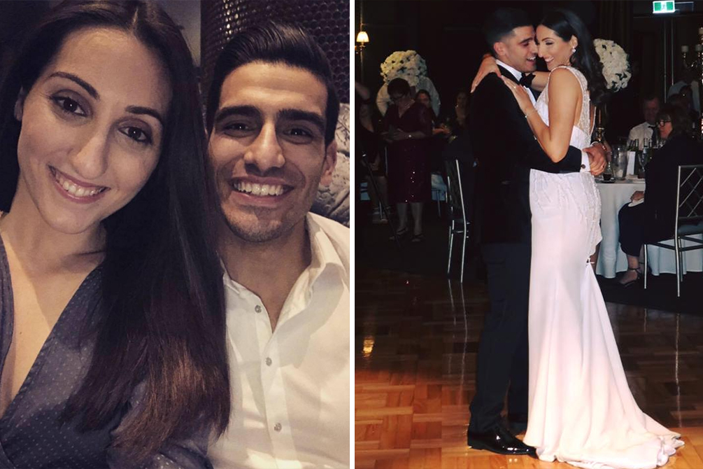 Uma coincidência inusitada roubou a cena no casamento deste casal