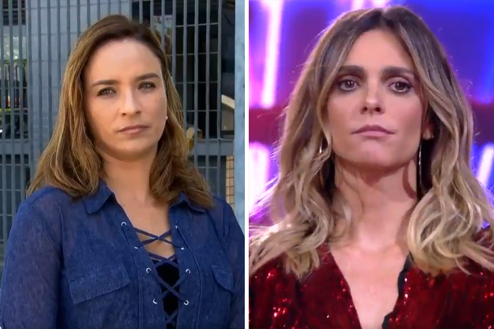 Repórter da Globo rouba a cena em entrada ao vivo no “PopStar”
