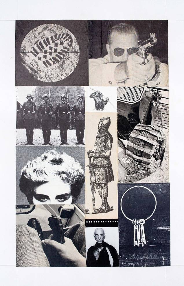 Antonio Lizárraga: colagens com imagens em preto e branco