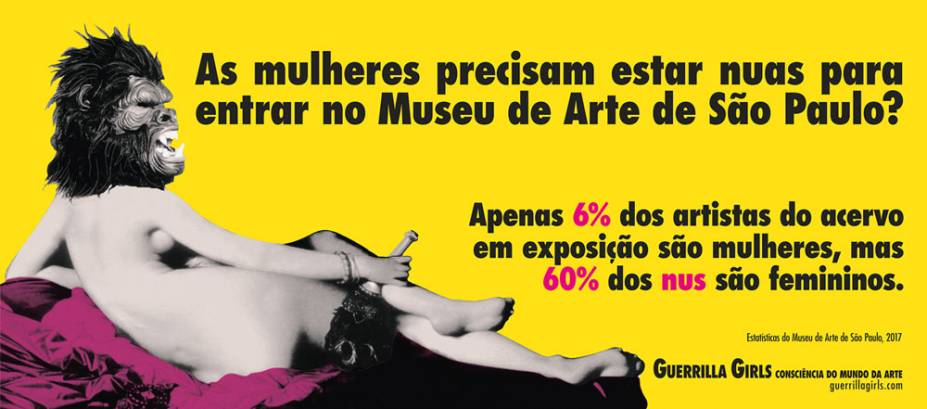 A exposição Guerrilla Girls