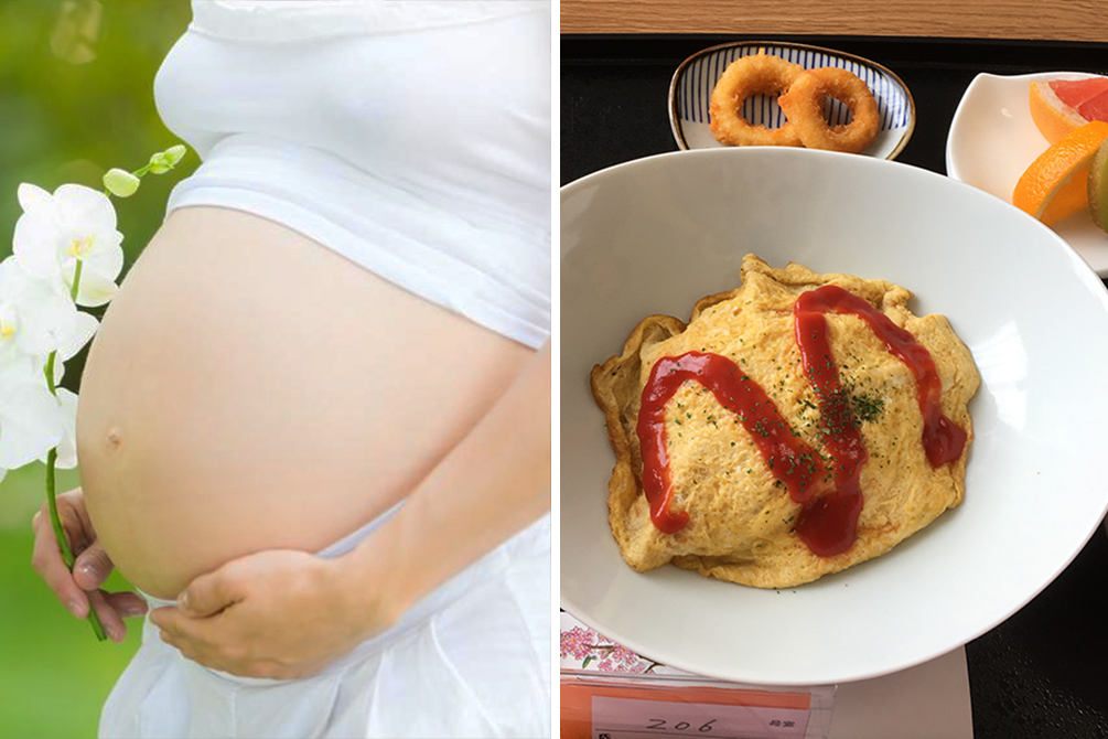 Após dar à luz, mulher é surpreendida por refeição de hospital