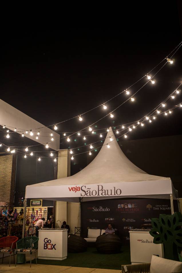 Estande de VEJA SÃO PAULO e da Editora Abril no evento para venda de assinaturas Estande de VEJA SÃO PAULO e da Editora Abril no evento para venda de assinaturas