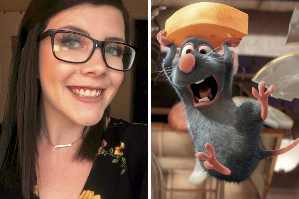 A fantasia desta jovem é perfeita para os fãs da Disney•Pixar