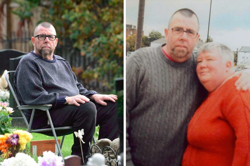 Viúvo revela motivo por que dorme ao lado do túmulo da mulher