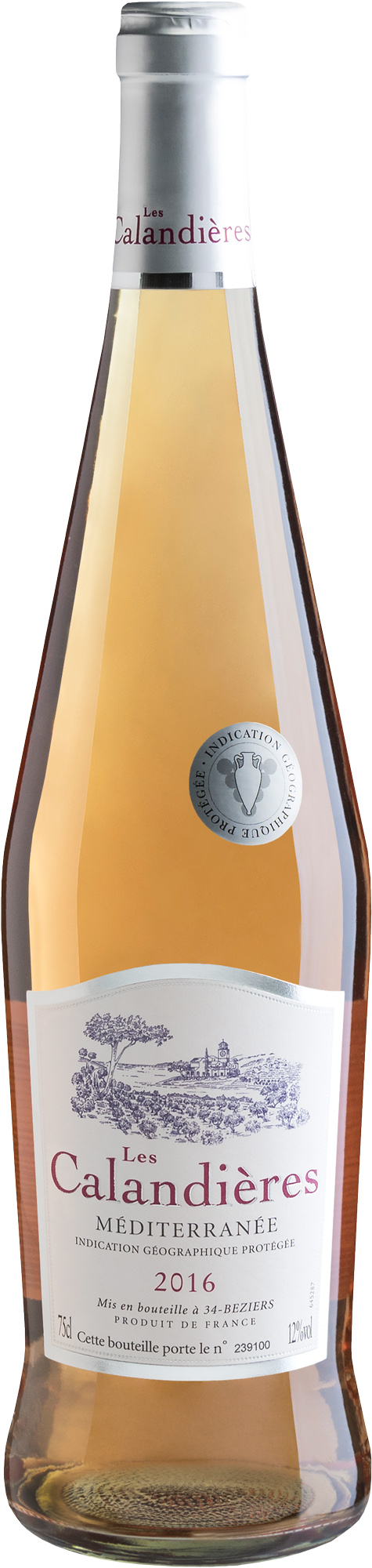 Les Calandières Méditerranée Rosé 2016