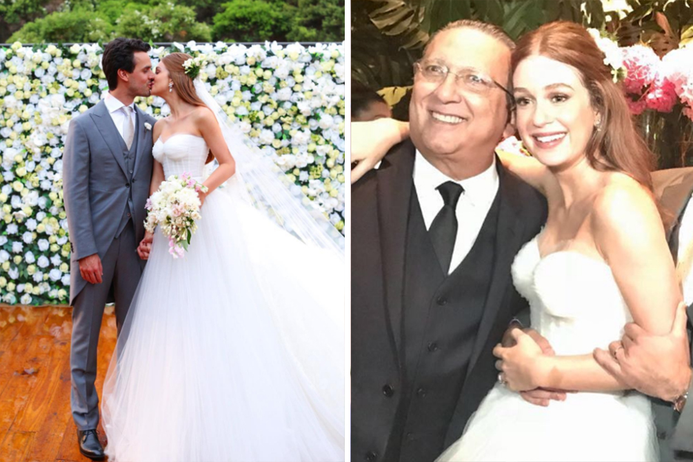 Galvão Bueno “narra” momento de casamento de Marina Ruy Barbosa
