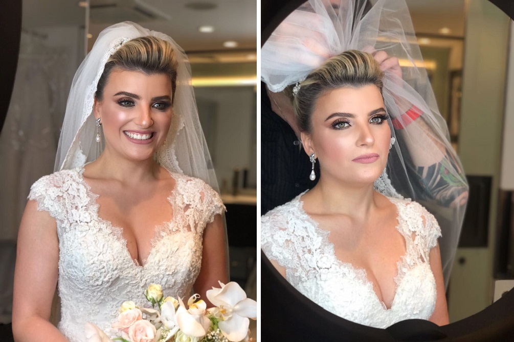 Duas belas noivas com estilos diferentes