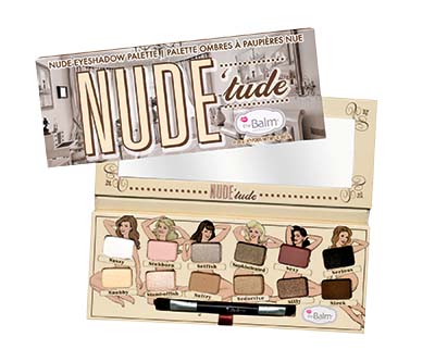Paleta com doze sombras em tons de nude da The Balm. R$ 199,00. Paleta com doze sombras em tons de nude da The Balm. R$ 199,00.