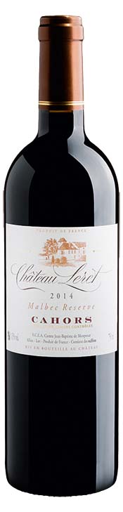 Vinho tinto Château Leret Malbec Reserve Cahors AOC (2014), R$ 82,90. Evino.
