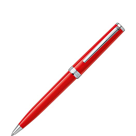 Caneta esferográfica PIX vermelha, R$ 870,00. Montblanc.