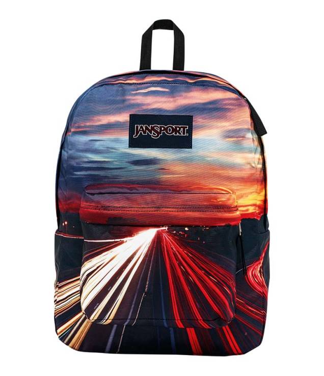 Mochila estampada, R$ 249,00. JanSport.