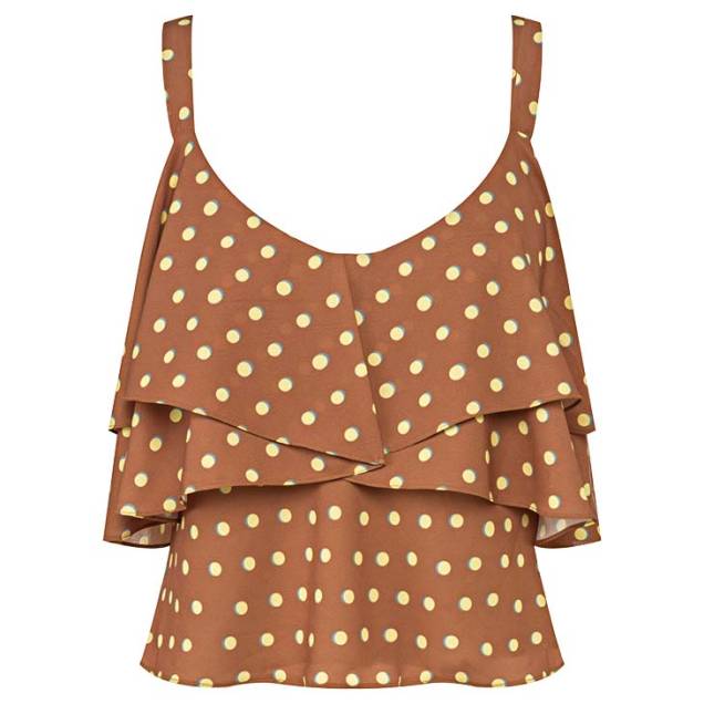 Blusa com babado, R$ 298,00. Lafort. Blusa com babado, R$ 298,00. Lafort.
