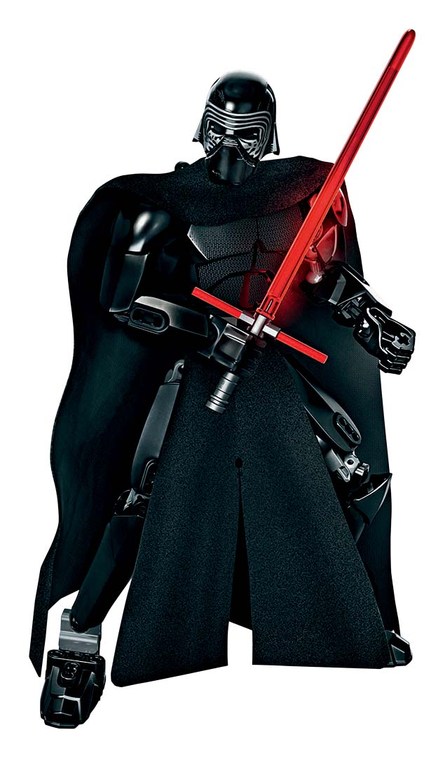 Boneco de Lego do personagem Kylo Ren, R$ 179,99. Lego.