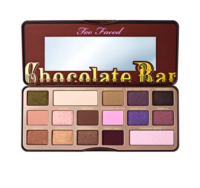 Paleta de sombras Chocolate Bar, 269 reais 