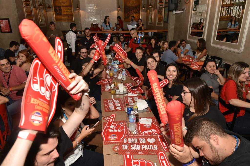 Brahma campeonato melhor tirador de chope