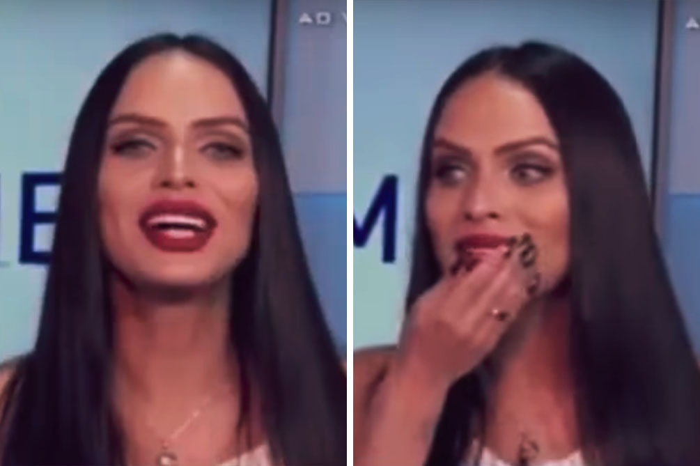 Apresentadora tem reação inesperada ao perder dente ao vivo