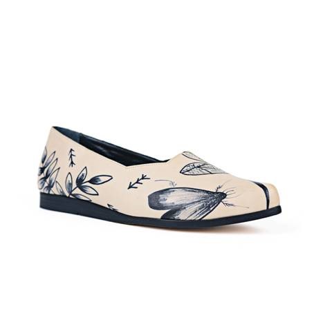 FLATS EXCLUSIVAS – Flat em couro Ju Amora para Flats Exclusivas (Art Shoes) – R$ 680,00