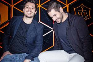 DJ Daniel Prado e o promoter Lucas El’Osta