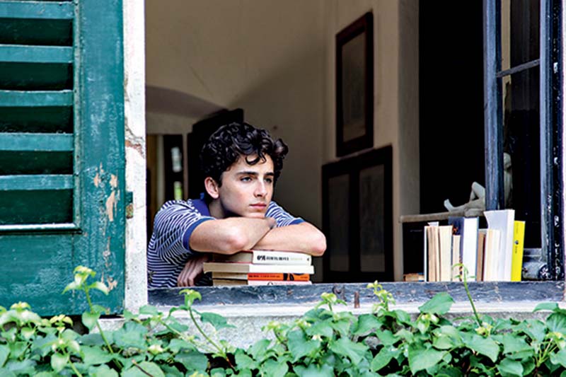 Timothée Chalamet no filme “Me Chame pelo Seu Nome”, de Luca Guadagnino.