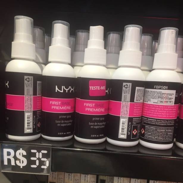 Primer em spray também a 35 reais