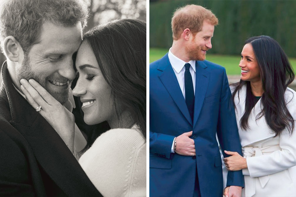Meghan Markle usa vestido de 56 000 libras para fotos com Harry