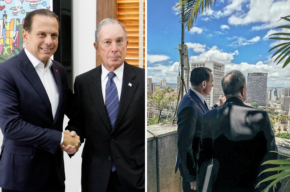 Doria se encontra com ex-prefeito Michael Bloomberg em Nova York