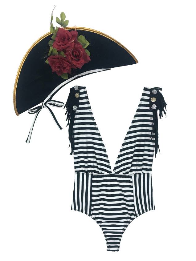 Conjunto com body e chapéu de pirata - Dress To (R$ 249,00)