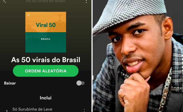 Jão - Top 3 nas 50 virais do Brasil no Spotify