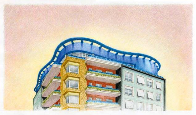 Desenho do Edifício Planalto
