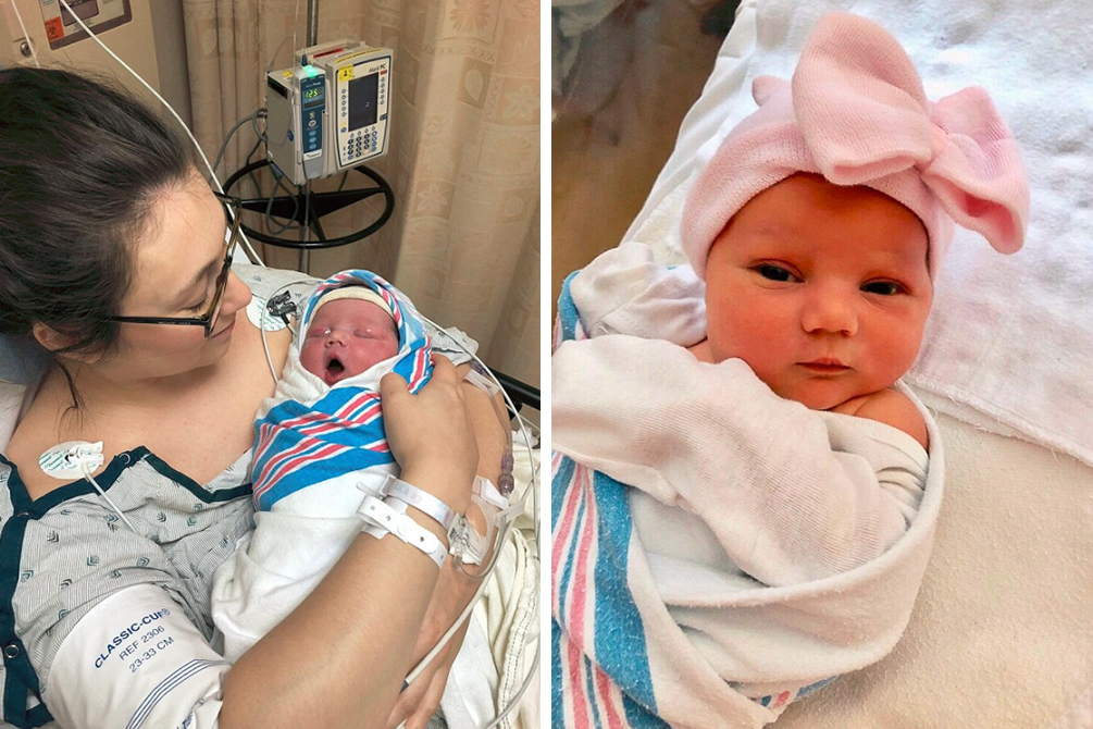 Em caso raríssimo, menina nasce com bolsa amniótica na cabeça