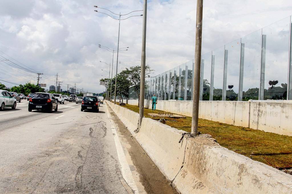 Muro da raia da USP começa a ser retirado Muro da raia da USP começa a ser retirado