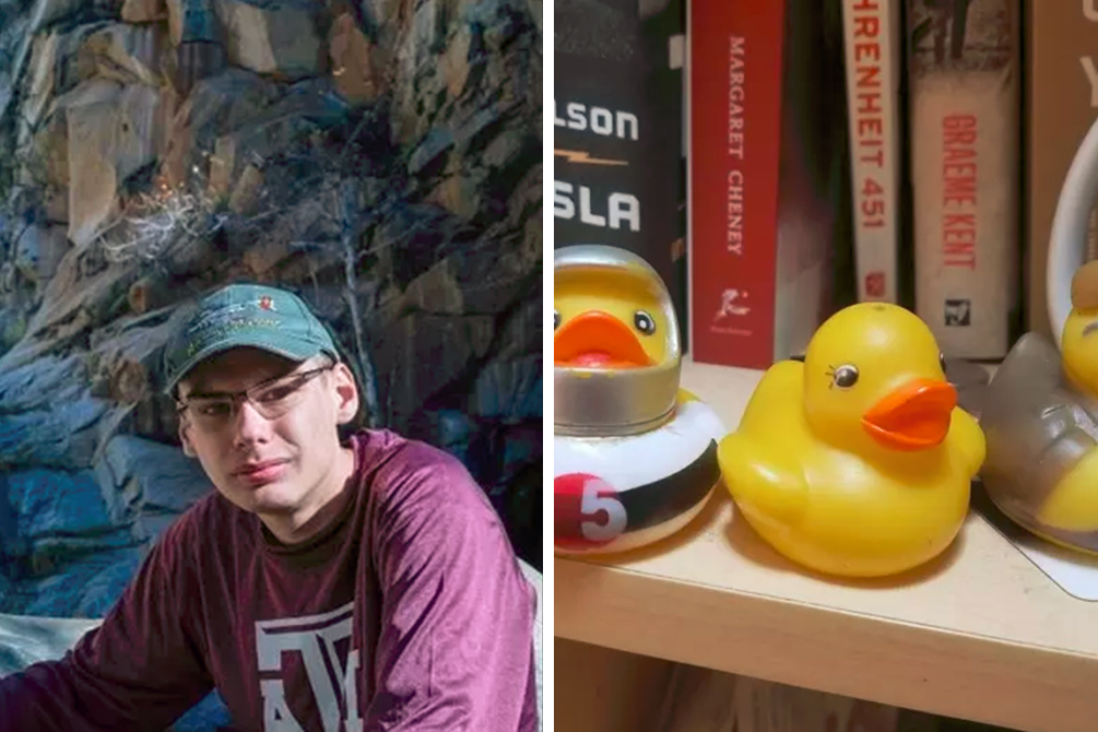 A história de um pai e patinhos de borracha está emocionando internautas