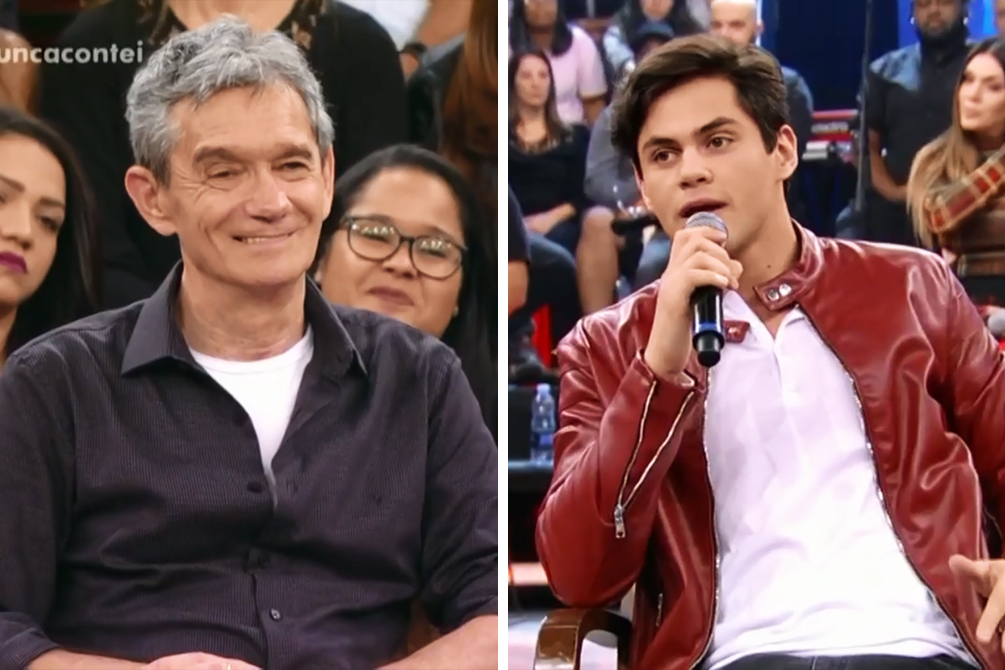 Lucas Veloso surpreende Serginho Groisman com revelação no “Altas Horas”