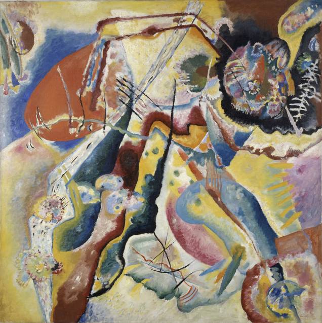 Vassily Kandinsky, Quadro com mancha vermelha, 1914 Vassily Kandinsky, Quadro com mancha vermelha, 1914