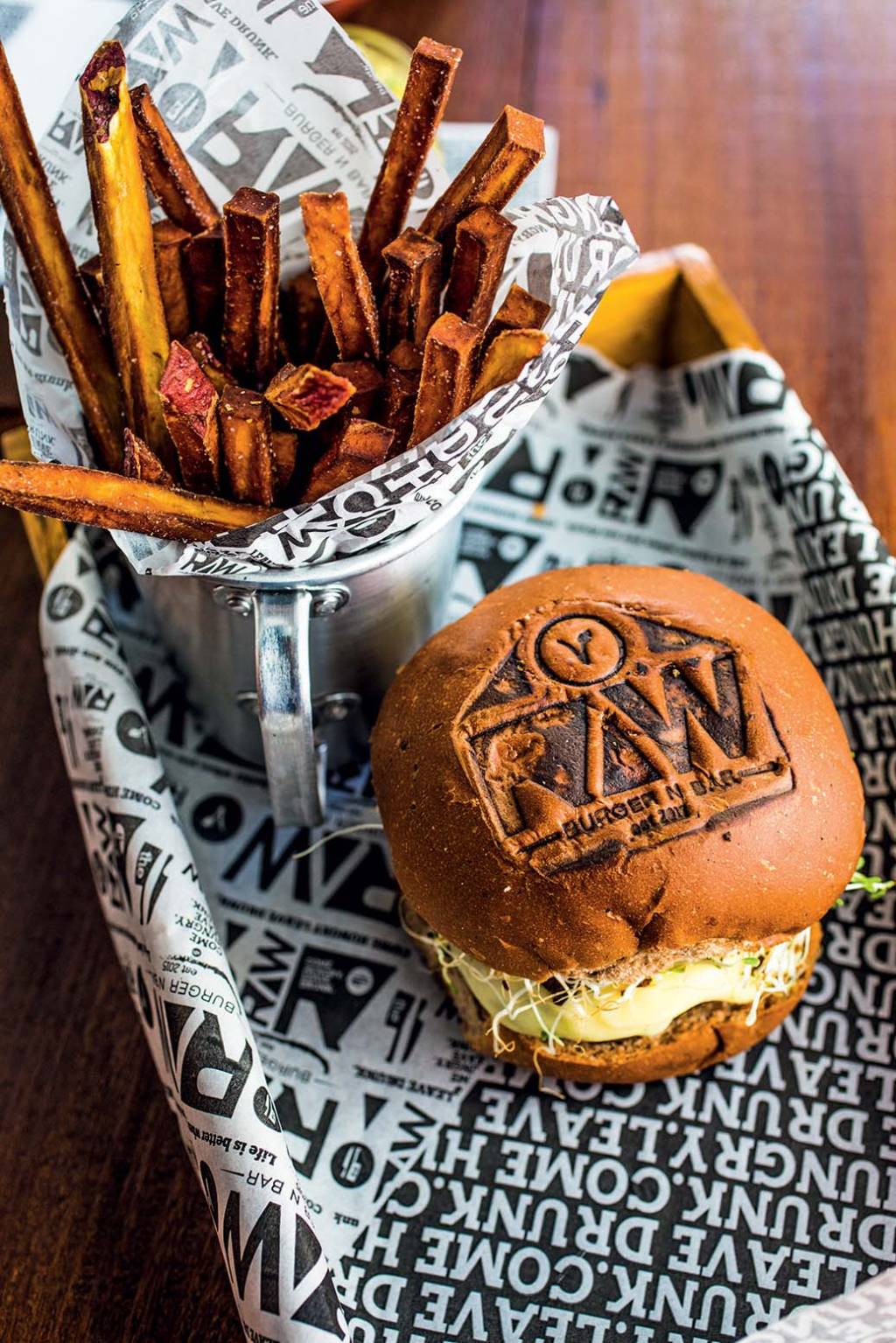 Veggie Raw Burger N Bar Veggie Raw Burger N Bar