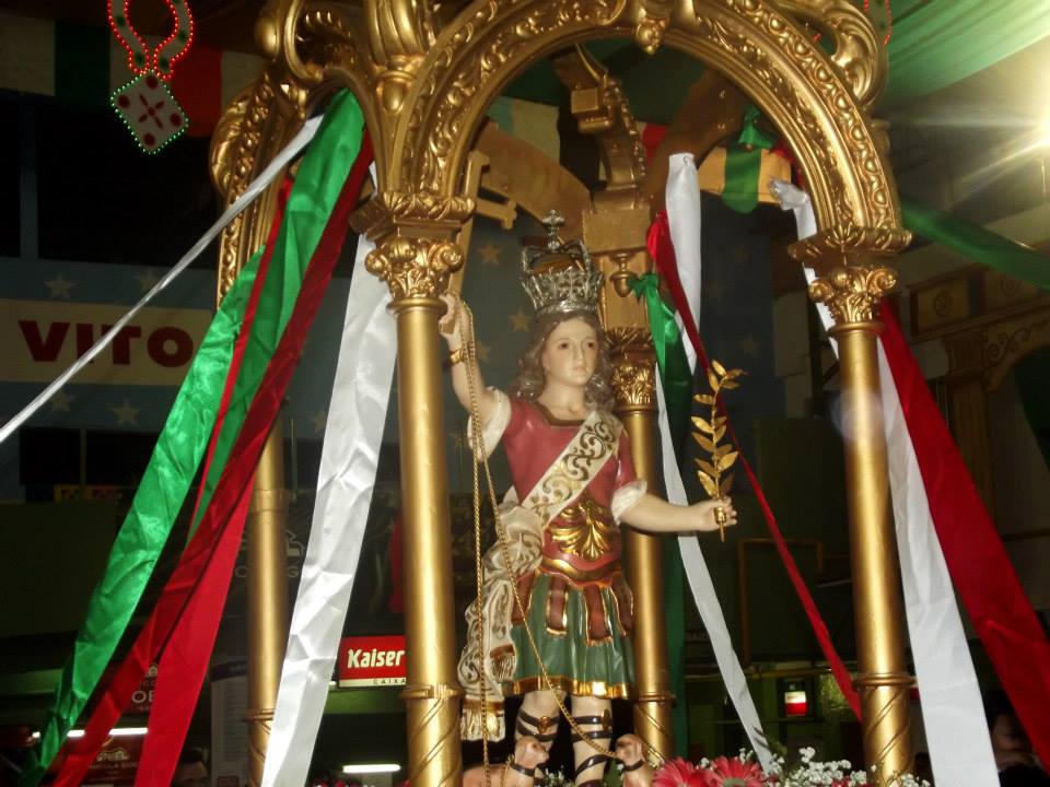 SÃO VITO PERCORRE O RECINTO DA 96A. FESTA2 SÃO VITO PERCORRE O RECINTO DA 96A. FESTA2