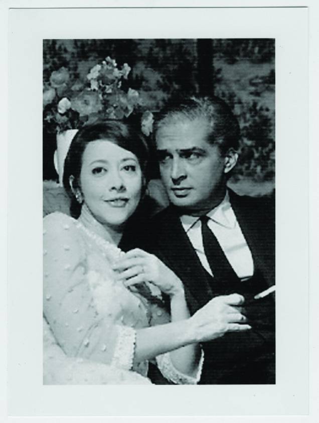 1968: Fernanda Montenegro e Sérgio Britto na peça "A Mulher de Todos Nós"