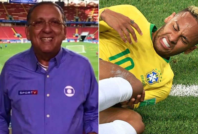Galvão Bueno e Neymar