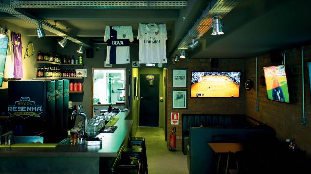 Resenha Sports Bar: com temática esportiva, bar abriu em setembro de 2017 no Tatuapé