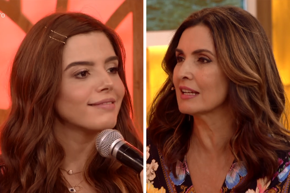 Detalhe em Giovanna Lancellotti divide opiniões no Encontro com Fátima