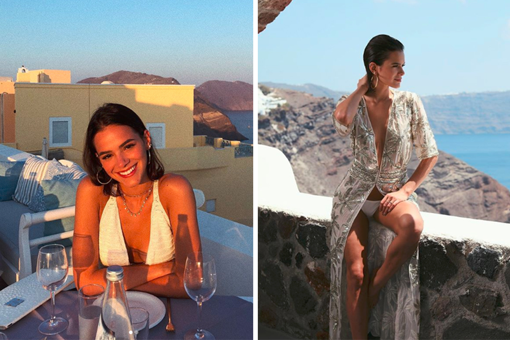 Bruna Marquezine faz cliques ousados na Grécia e “detalhe” rouba a cena