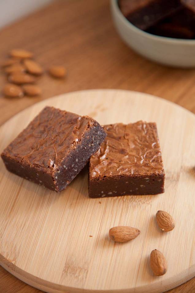 Guloseimas na Fazemos Pão Padaria Artesanal: brownie de Nutella equilibrado