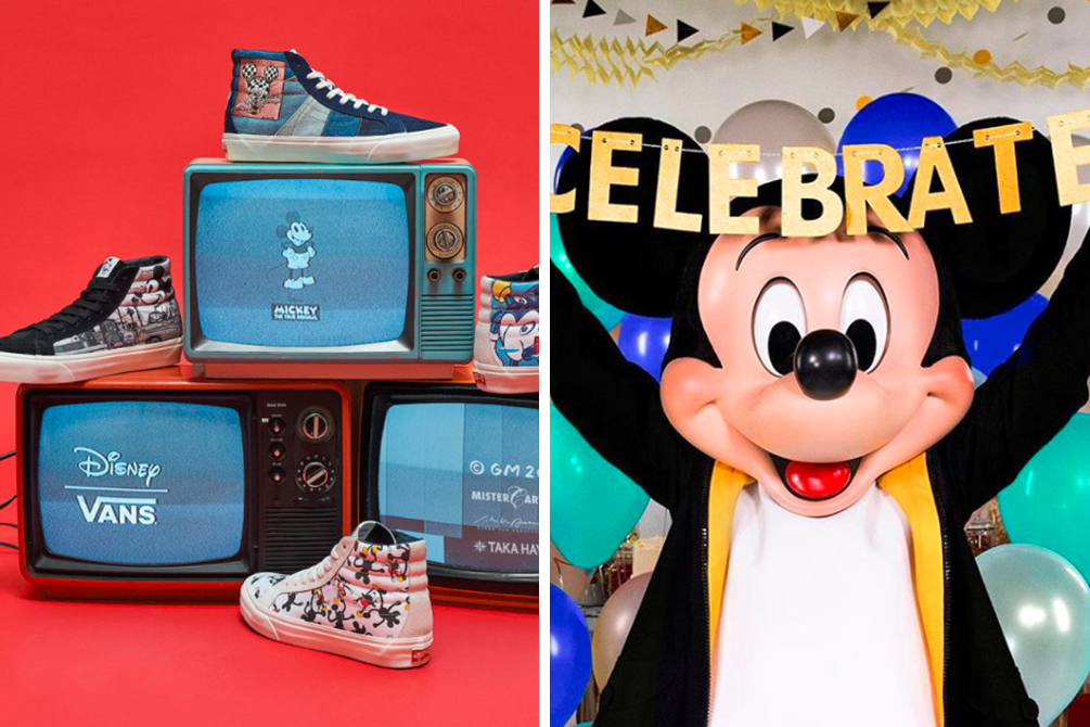Mickey Mouse ganha coleção da Vault by Vans em comemoração aos 90 anos