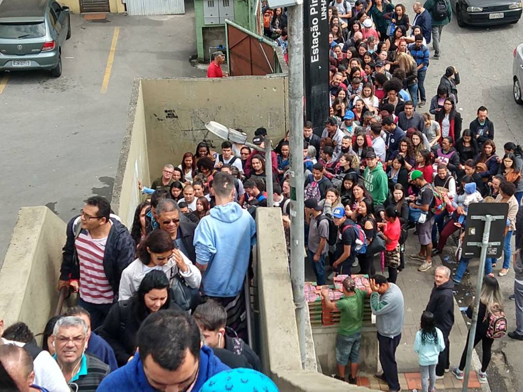 CPTM paralisação dos trens CPTM paralisação dos trens