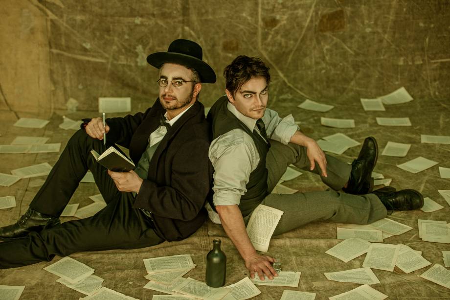 Di Rizzi e Machado em Um Beijo em Franz Kafka: cartaz do Masp