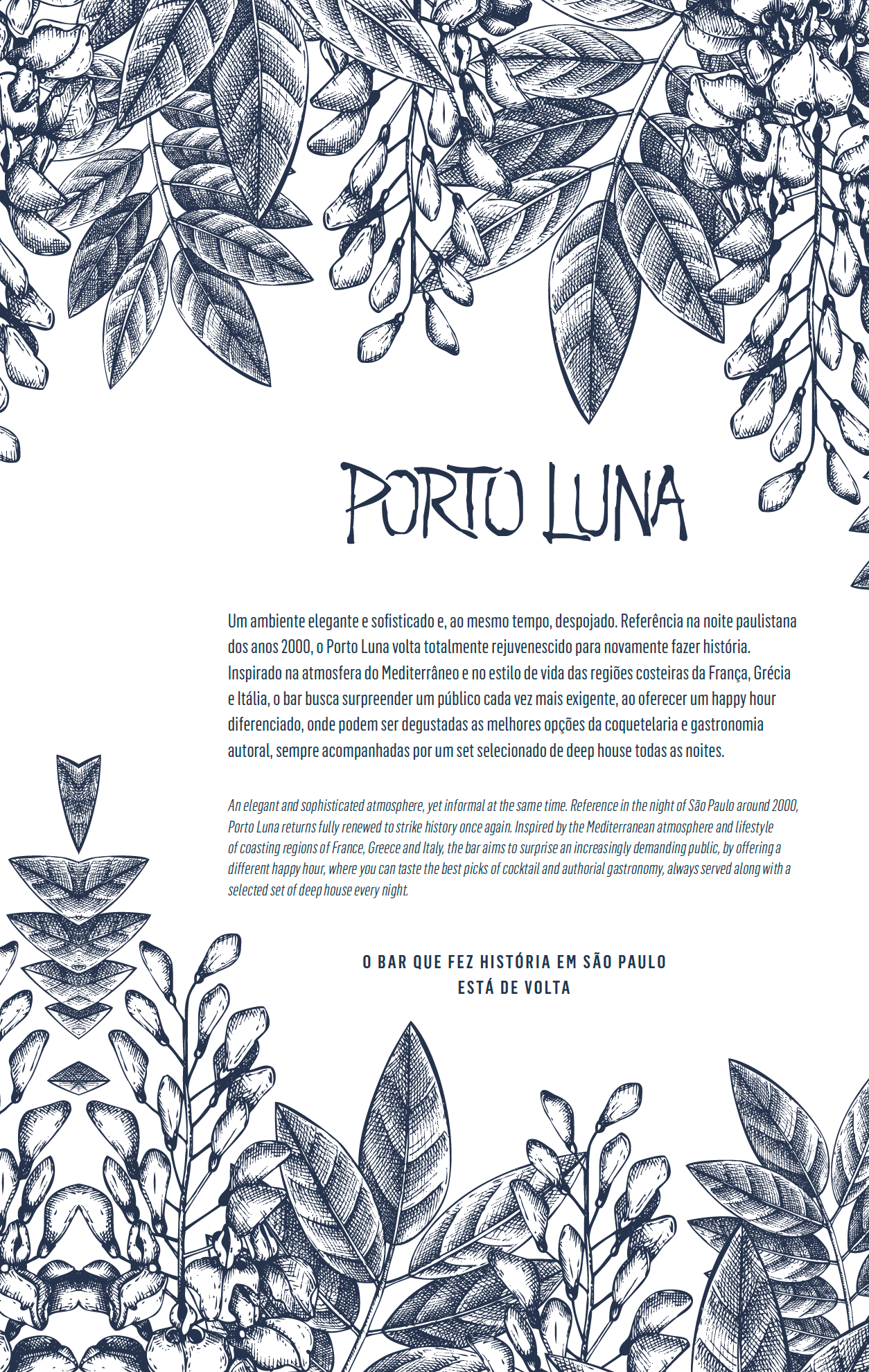 Cardápio Porto Luna