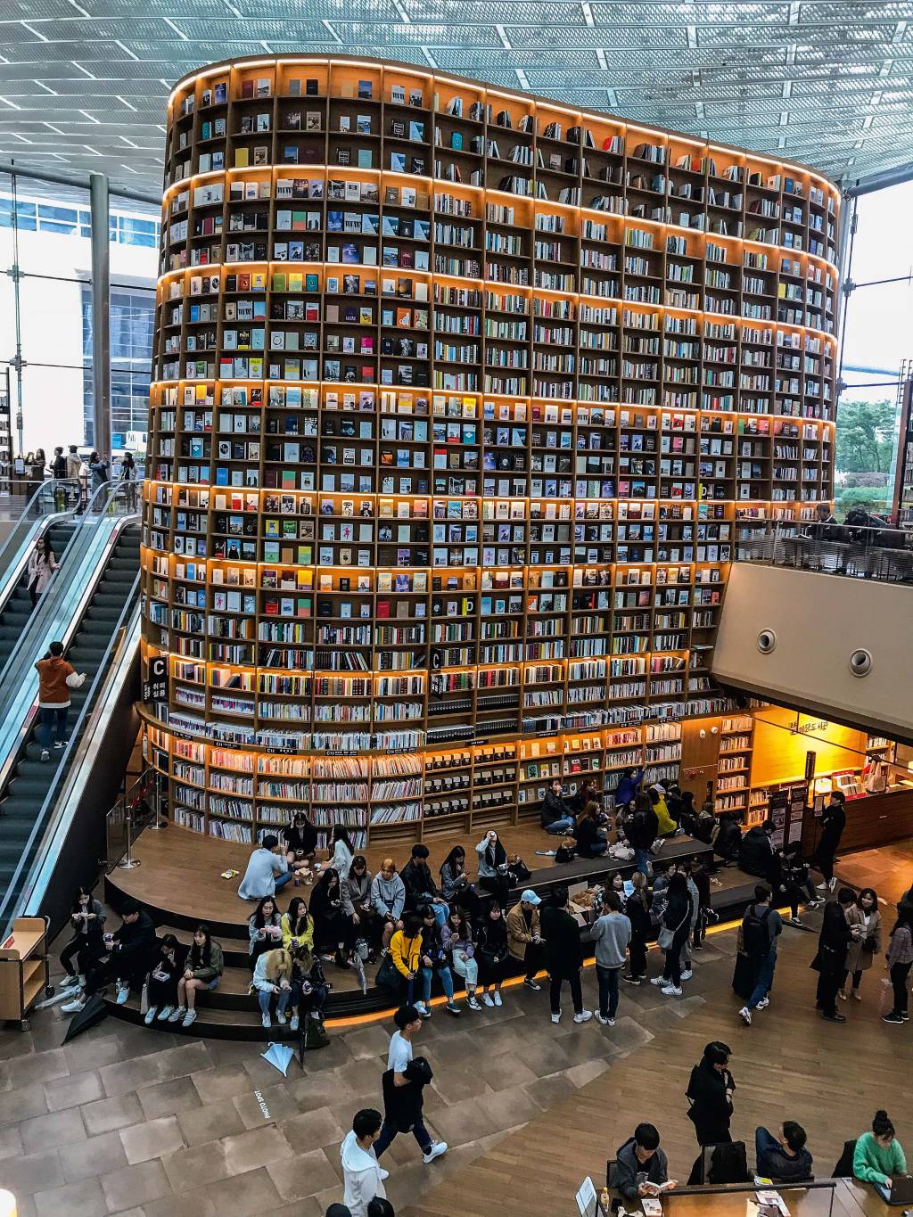 Livraria Starfield, em Seul Livraria Starfield, em Seul